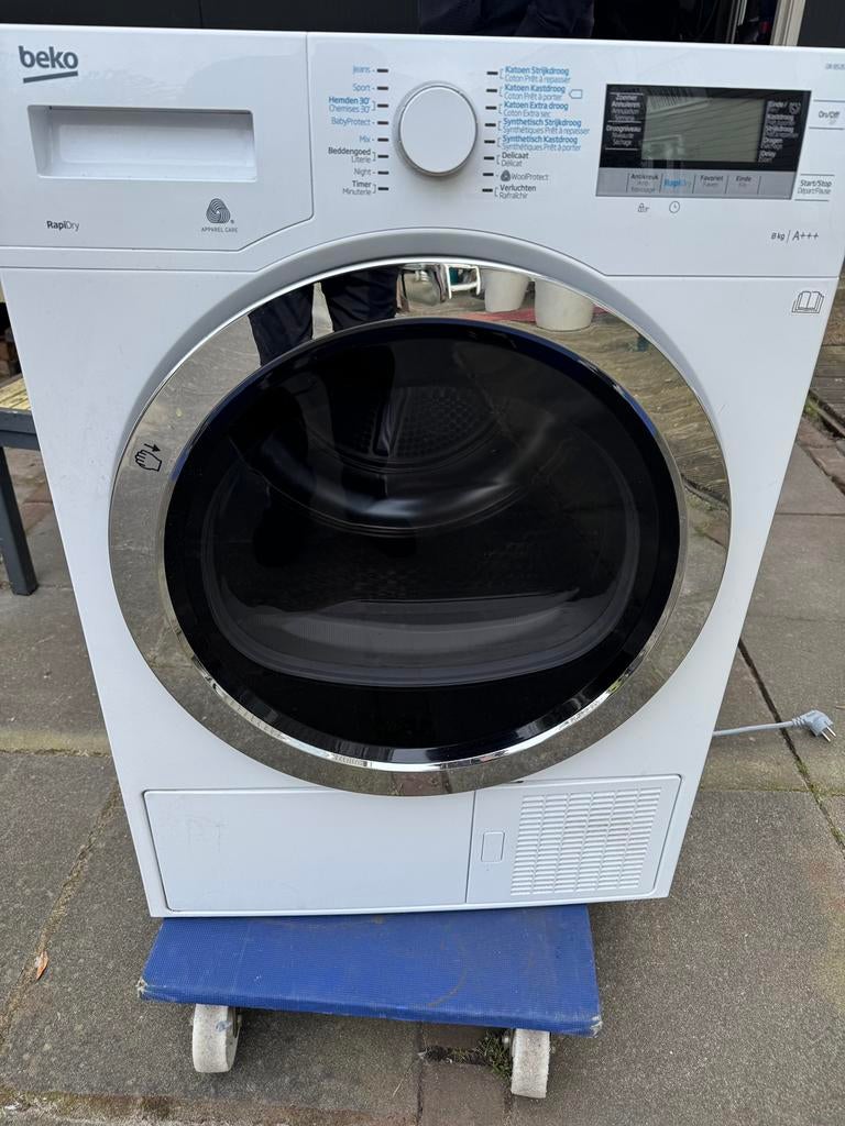 Goede refurbished BEKO warmtepompdroger DR8535RXO, Ophalen, Zo goed als nieuw, Overige typen, 85 tot 90 cm