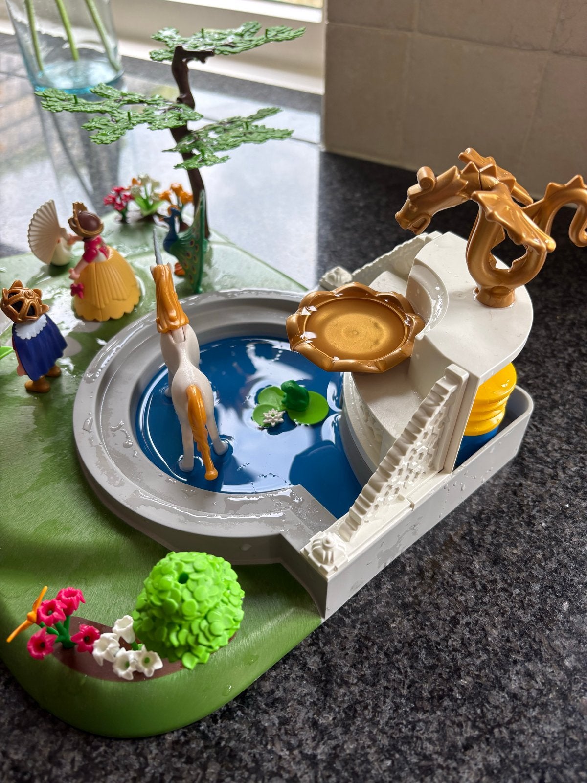 Playmobil 4137 Sprookjesbron met Eenhoorn en Figuren, Ophalen of Verzenden, Gebruikt, Jongen of Meisje