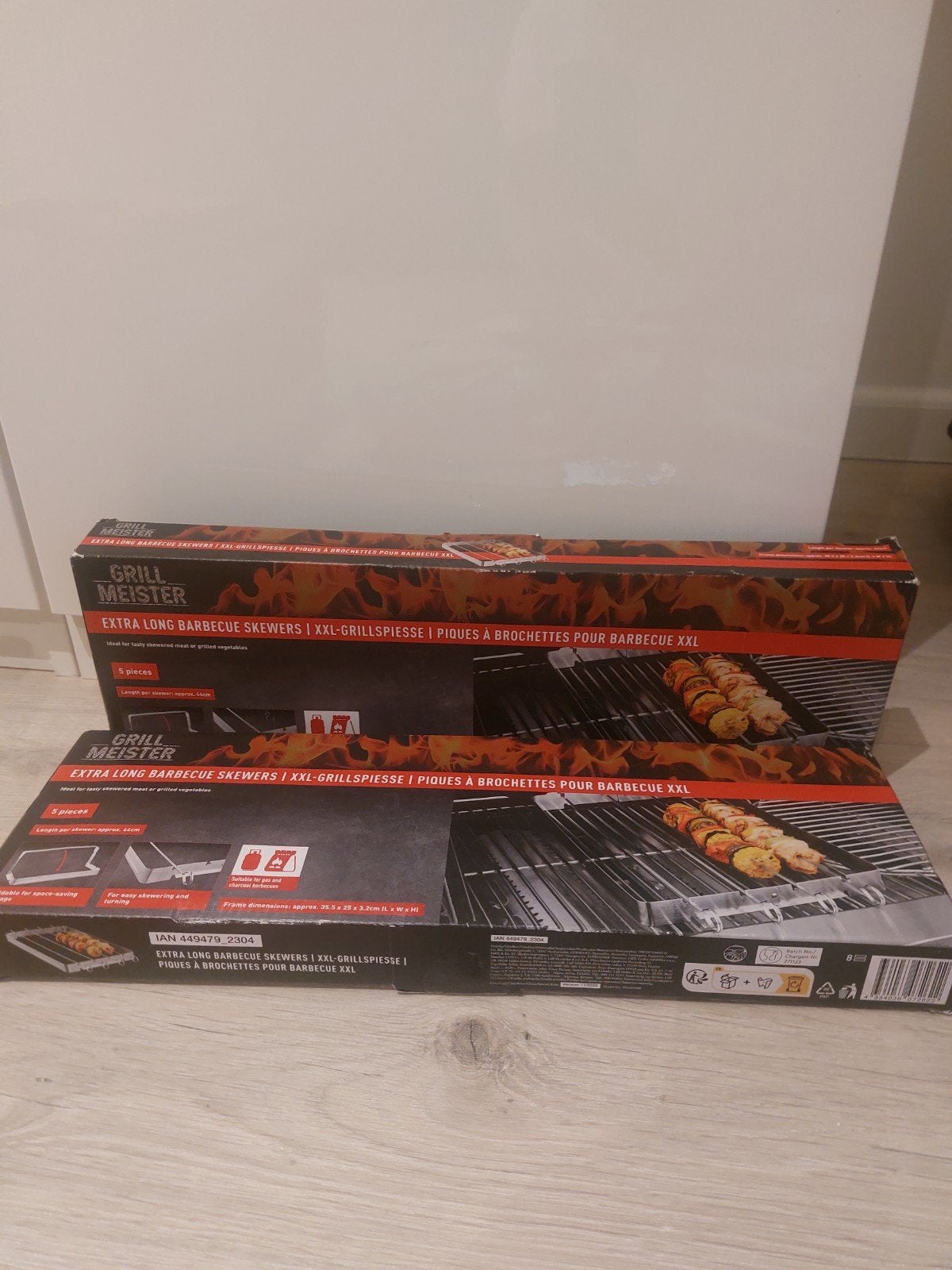 Grill Meister XXL Barbecue Spiesen (2 stuks), Ophalen, Nieuw, Grill Meister