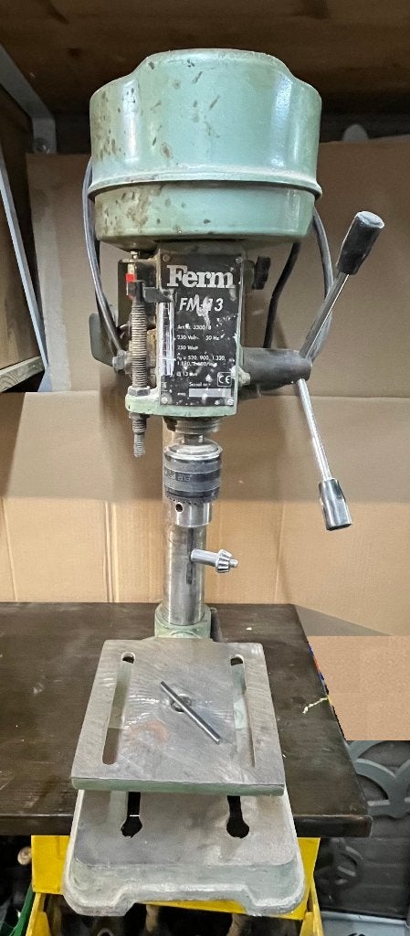 Ferm Kolomboormachine - Gebruikt, Ophalen, Klopboormechanisme, Kolomboormachine, Gebruikt