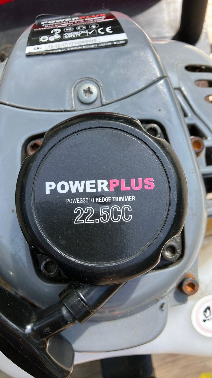 Powerplus Heggenschaar 22.5CC Benzine, Ophalen, Gebruikt, Benzine