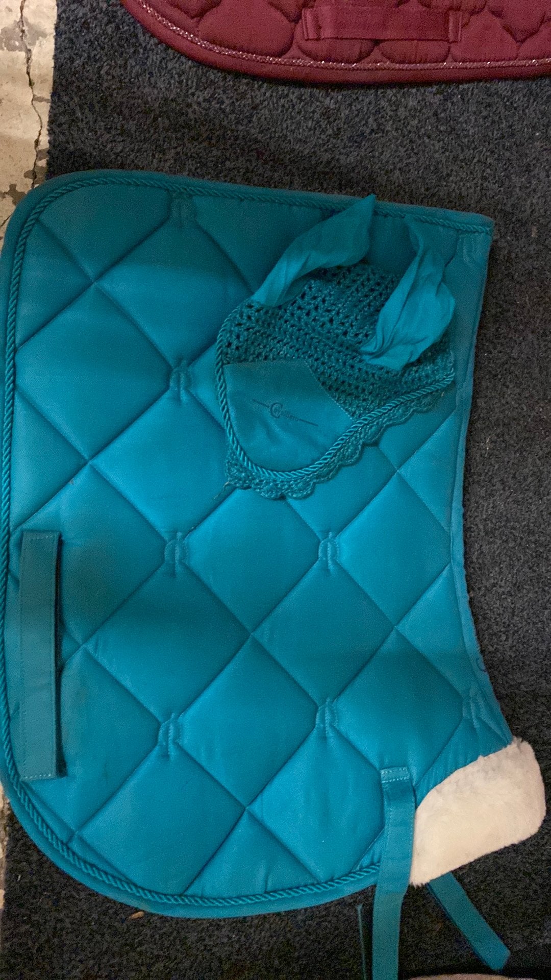 Blauw setje! Maat pony!, Ophalen of Verzenden, Gebruikt