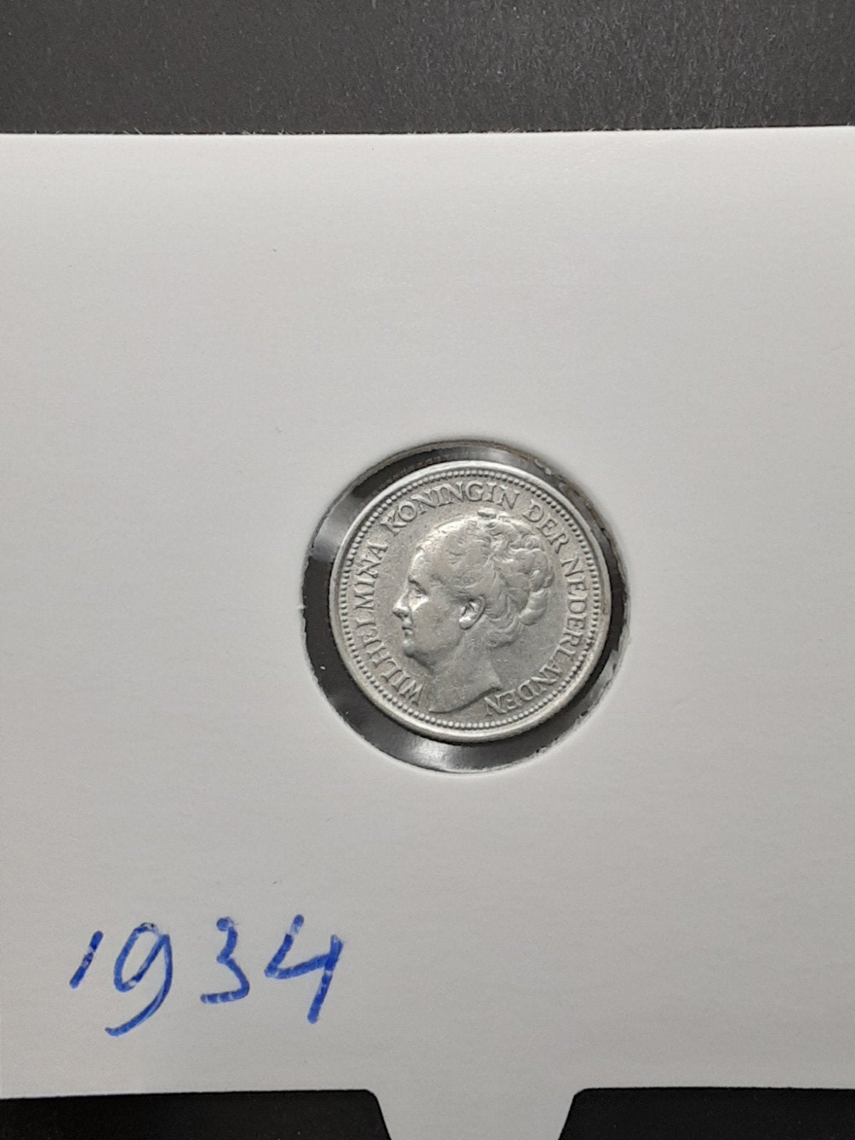 10 cent 1934 koningin Wilhelmina, Verzenden, Zilver, 10 cent, Koningin Wilhelmina