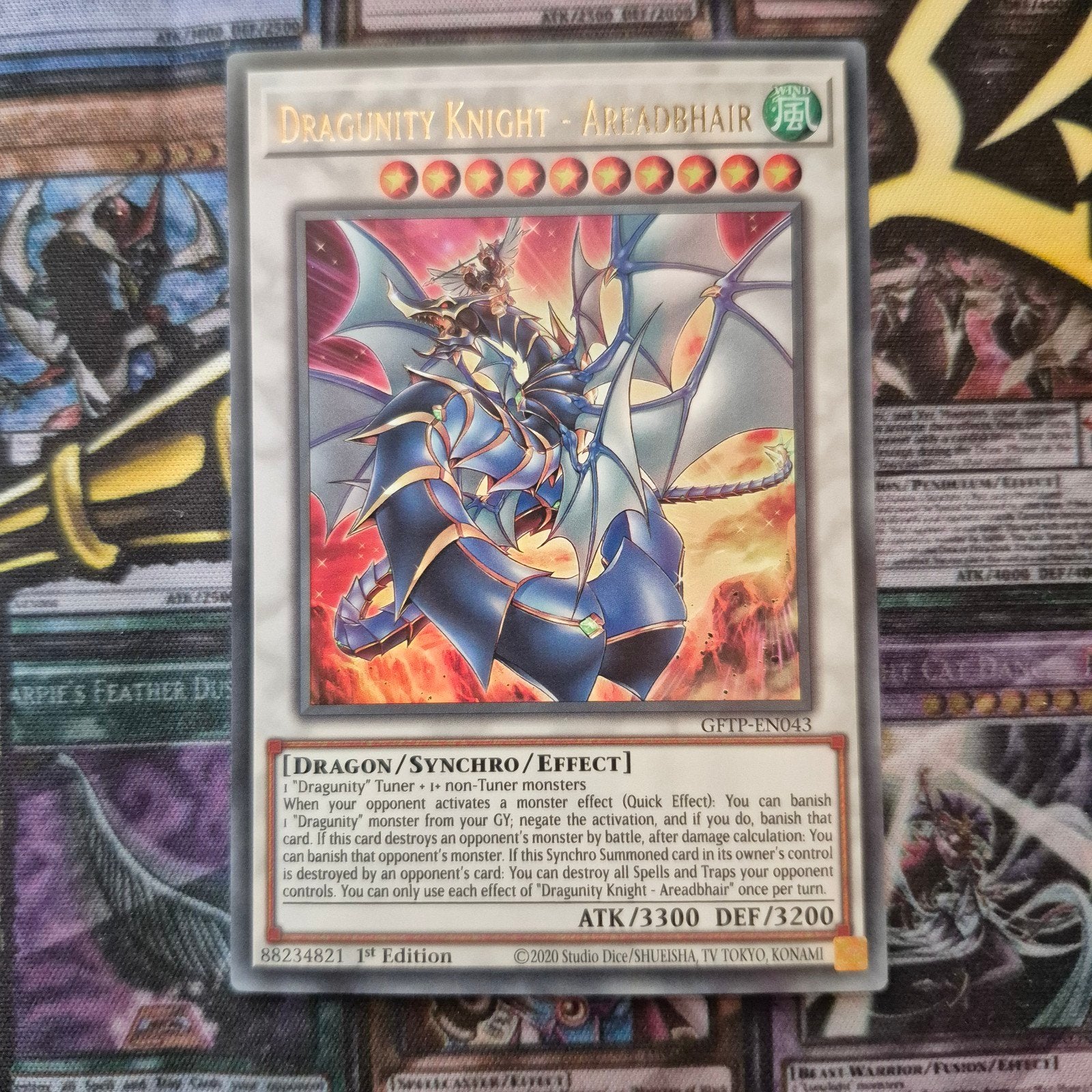 Dragunity Knight - Areadbhair GFTP-EN043, Ophalen of Verzenden, Nieuw, Losse kaart, Foil