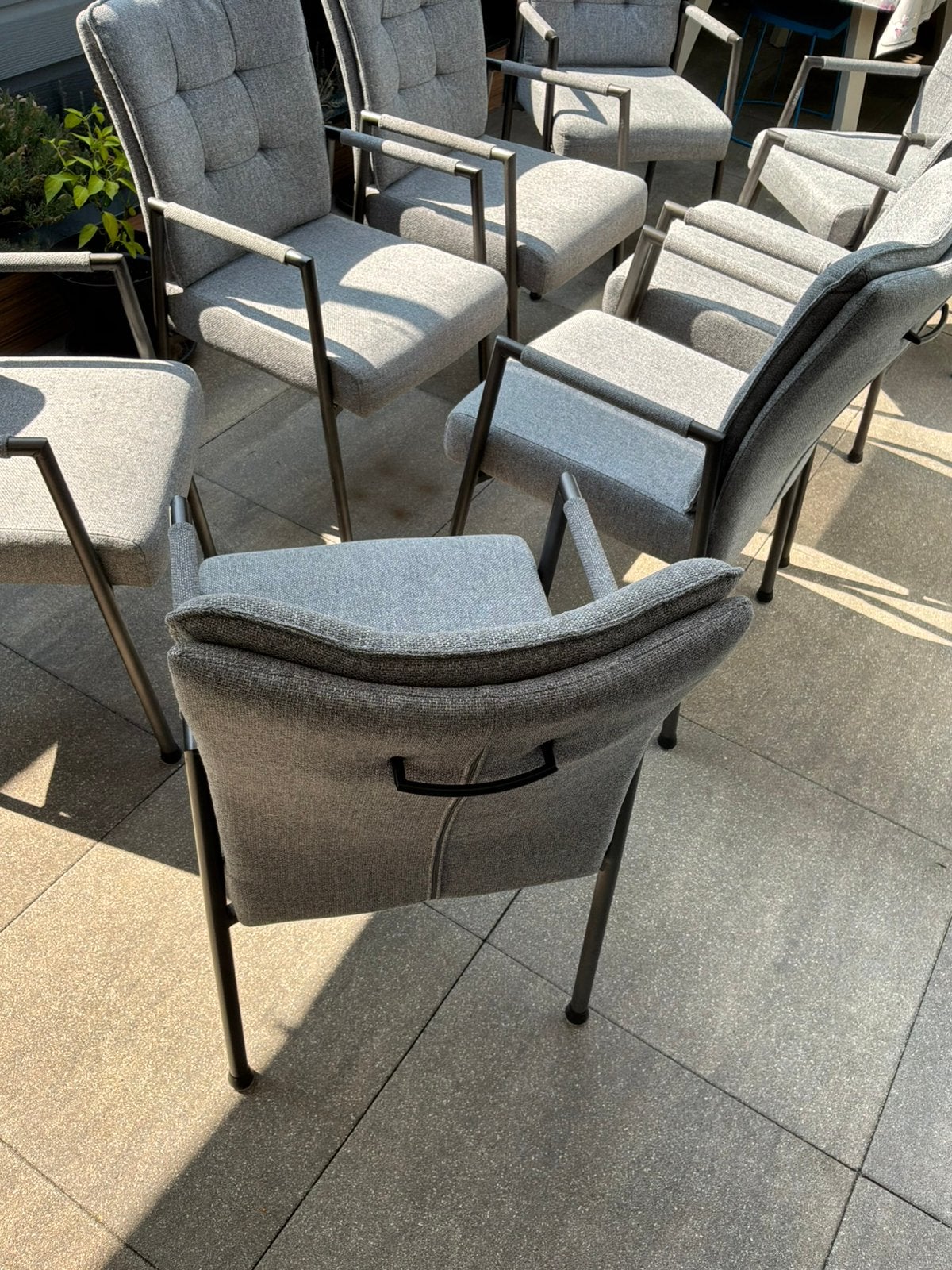 Te koop 8 eetstoelen stoelen prijs per stuk €30,, Tuin en Terras, Ophalen, Zo goed als nieuw