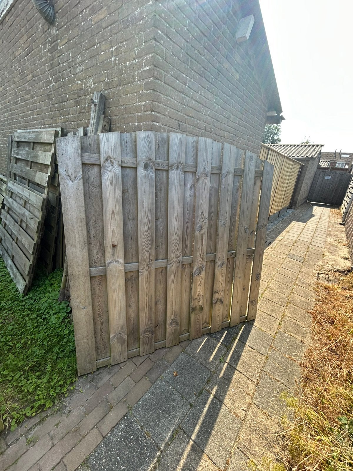 Schuttingpanelen, Tuin en Terras, Schuttingen, Ophalen, 1 tot 2 meter, Minder dan 3 meter, Zo goed als nieuw