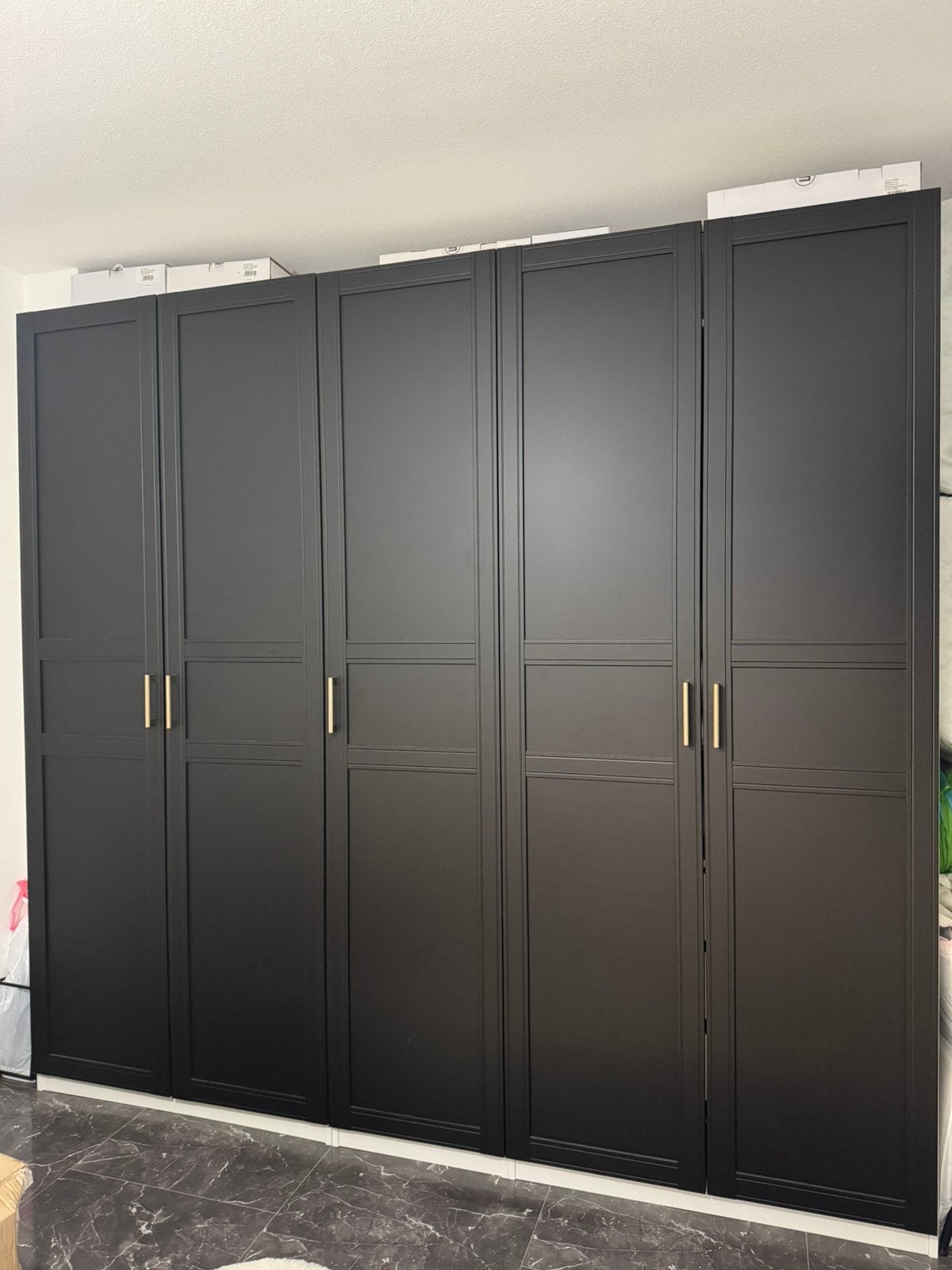 Ikea Flisberget Deur Antraciet 5x, 200 cm of meer, Zo goed als nieuw, 25 tot 50 cm, 50 tot 100 cm