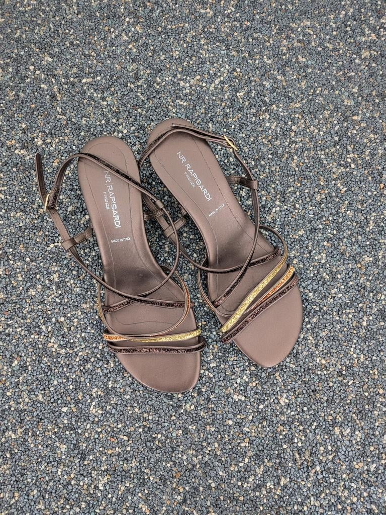 Rapisardi sandaaltjes 40, Overige kleuren, Zo goed als nieuw, Rapisardi, Sandalen of Muiltjes
