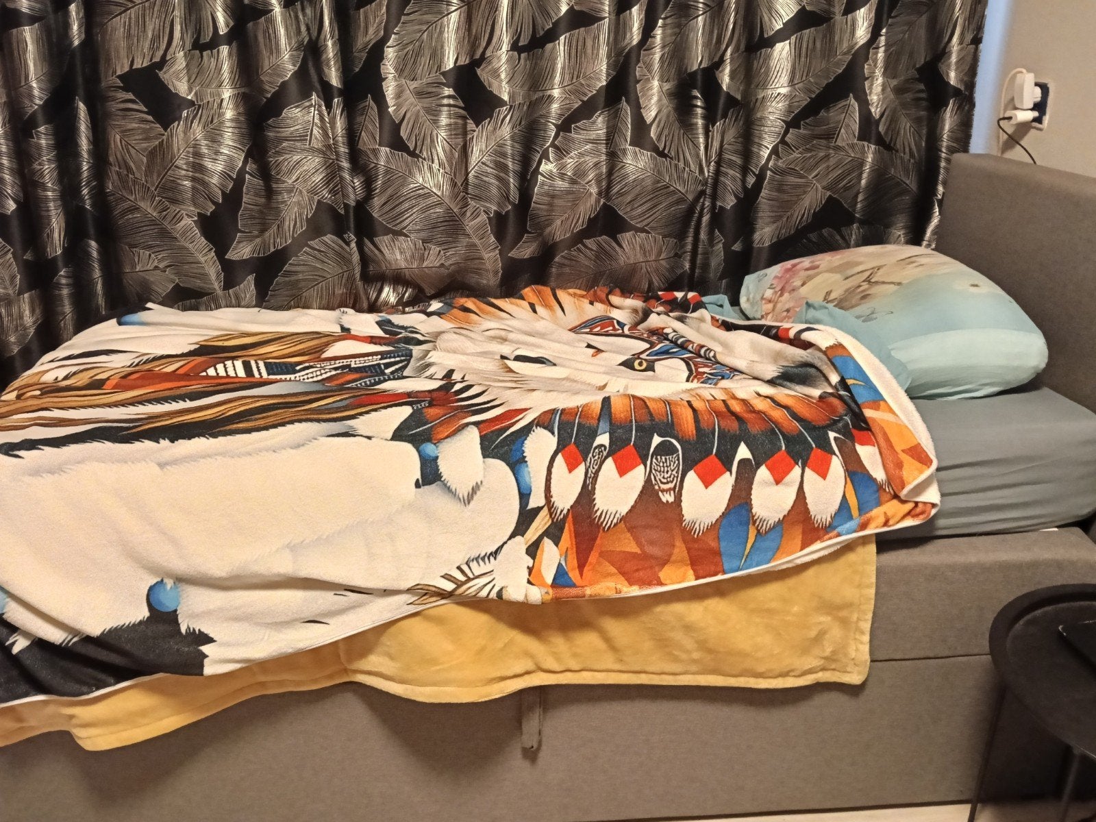 boxspring met opbergruimte, Ophalen, Zo goed als nieuw, Eenpersoons, 90 cm