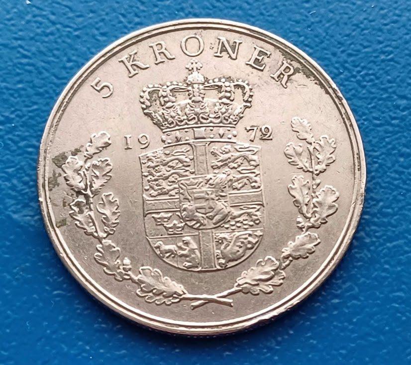 Denemarken 5 Kroner - 1972, Verzenden, Overige landen, Losse munt