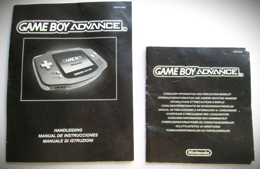 Game Boy Advance Handleiding~Gebruiksaanwijzing Nintendo, Gebruikt, Overige genres, 1 speler, Ophalen of Verzenden