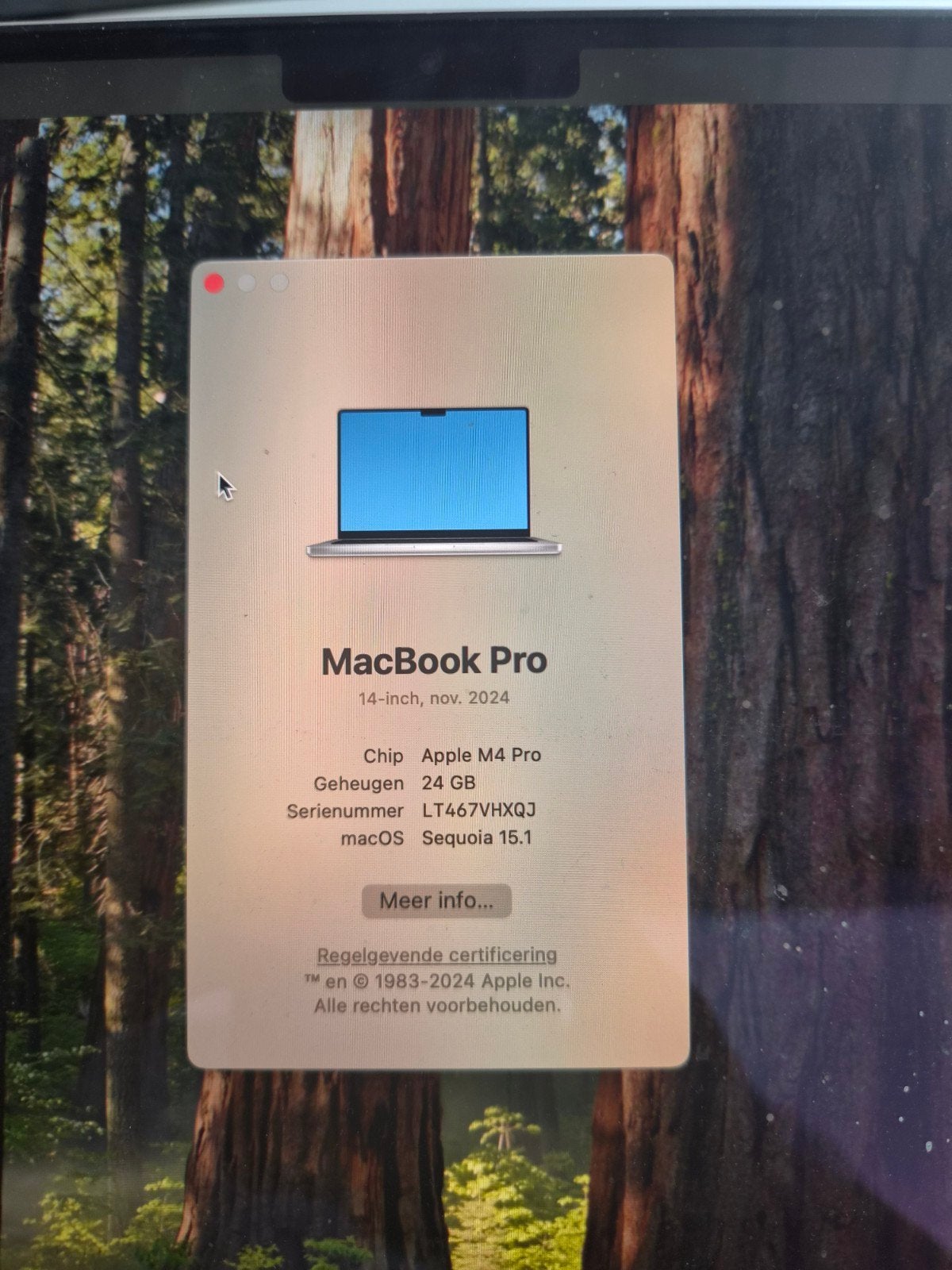 MacBook Pro 14-inch (nov. 2024) - Apple M4 Pro, 24GB RAM, Ophalen of Verzenden