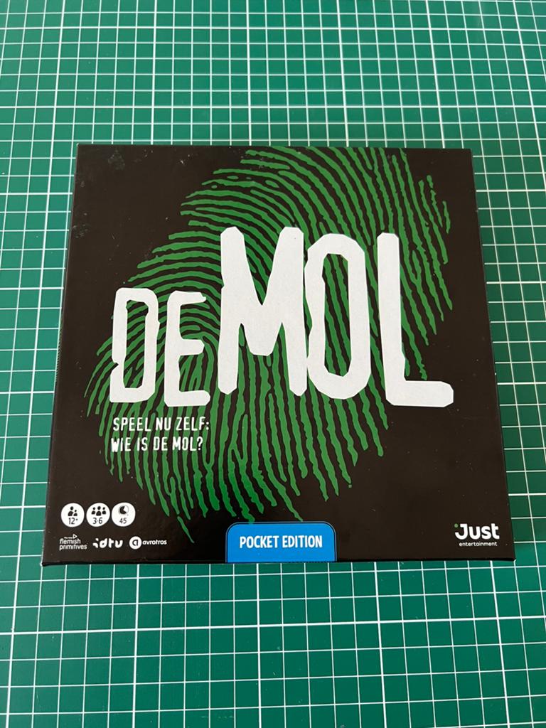De Mol, pocket editie, Vijf spelers of meer, Ophalen, Nieuw, Reisspel