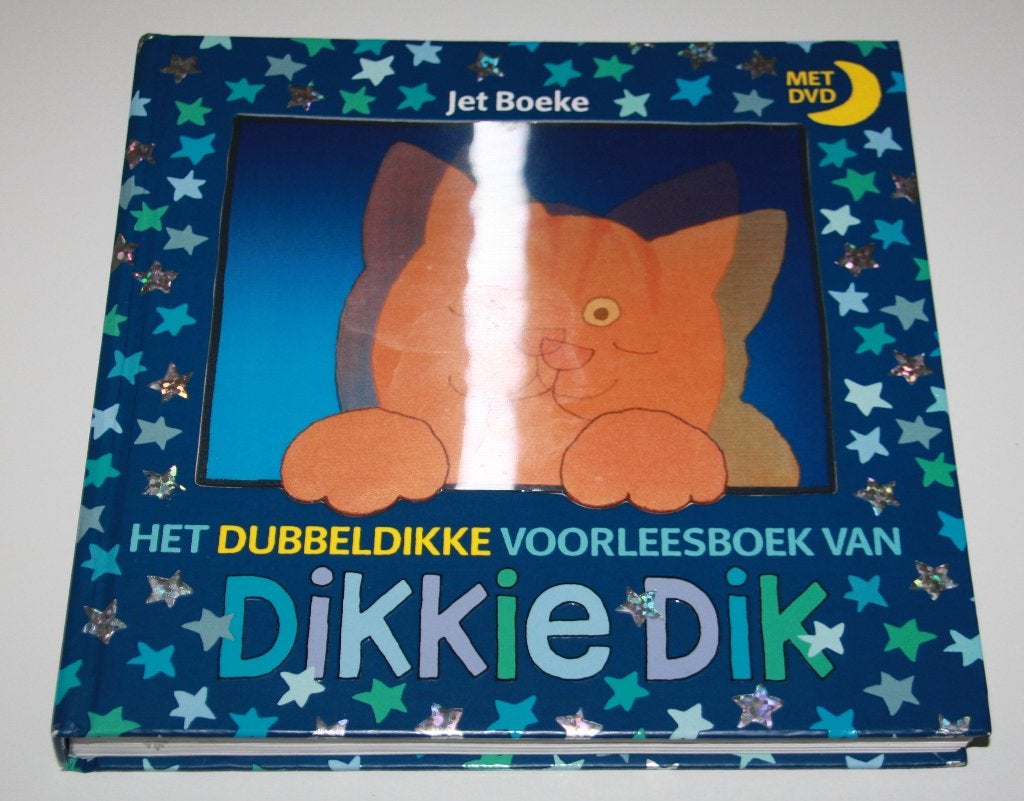 Het Dubbeldikke Voorleesboek van Dikkie Dik met DVD !, Boeken, Ophalen of Verzenden, Zo goed als nieuw, Jet Boeke, Prentenboek