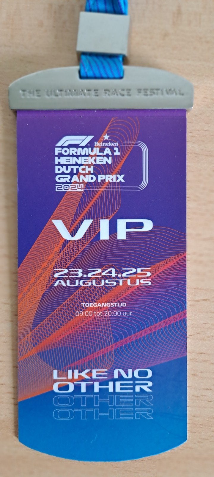 F1 Zandvoort VIP entreebewijs, Ophalen of Verzenden
