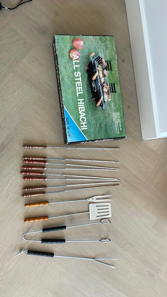 Nieuwe bbq set met accessoires, Ophalen of Verzenden, Nieuw