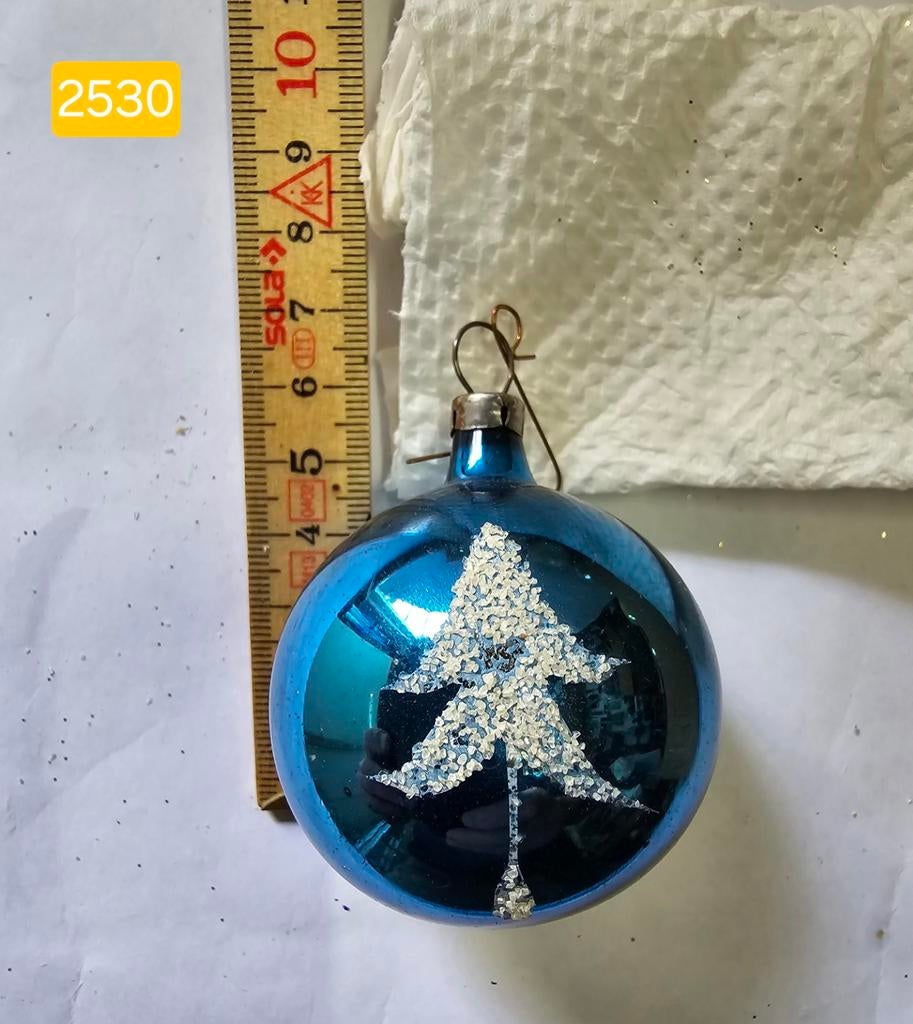Vintage kerstbal, Diversen, Kerst, Ophalen of Verzenden