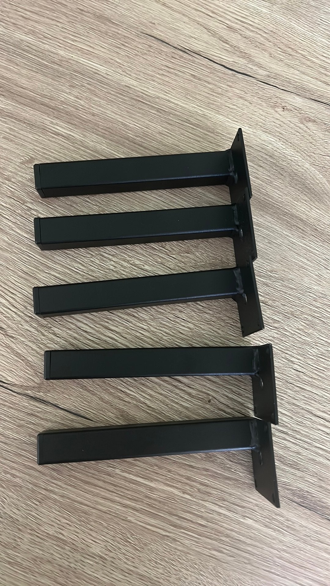 Pootjes 5 stuks, Ophalen, Minder dan 50 cm, Zwart, Nieuw