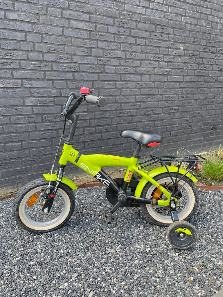 Loekie snake 12 inch, Fietsen en Brommers, Fietsen | Kinderfietsjes, Ophalen, Gebruikt, Minder dan 16 inch, Zijwieltjes