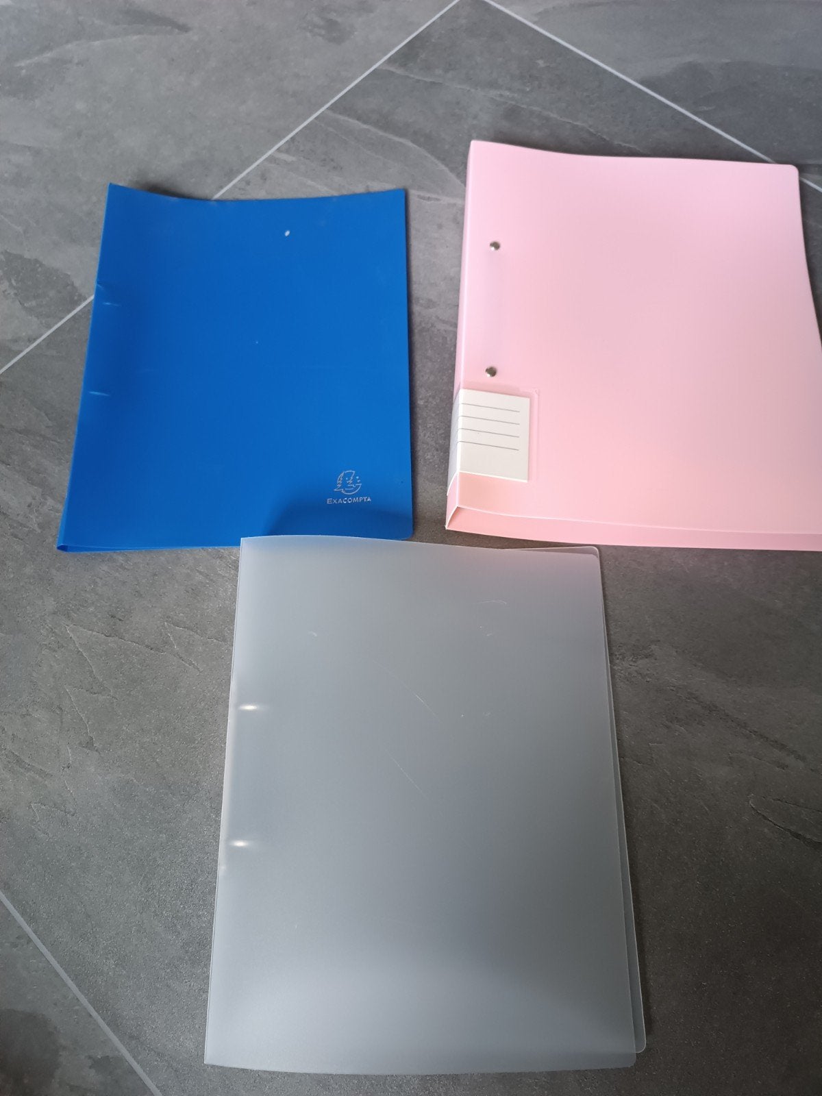 set van 3 mappen ringband, Diversen, Schrijfwaren, Ophalen of Verzenden, Gebruikt