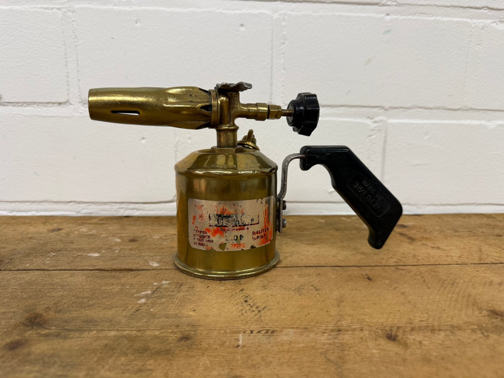 Antieke verfbrander verf brander soldeerlamp soldeer lamp, Antiek en Kunst, Antiek | Gereedschap en Instrumenten, Ophalen of Verzenden