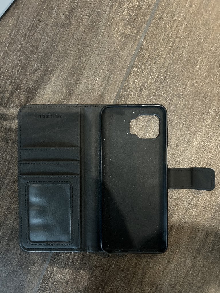 Motorola Moto G 5G Plus Imoshion telefoonhoesje plus donkerb, Gebruikt, Overige modellen, Zwart, Ophalen of Verzenden