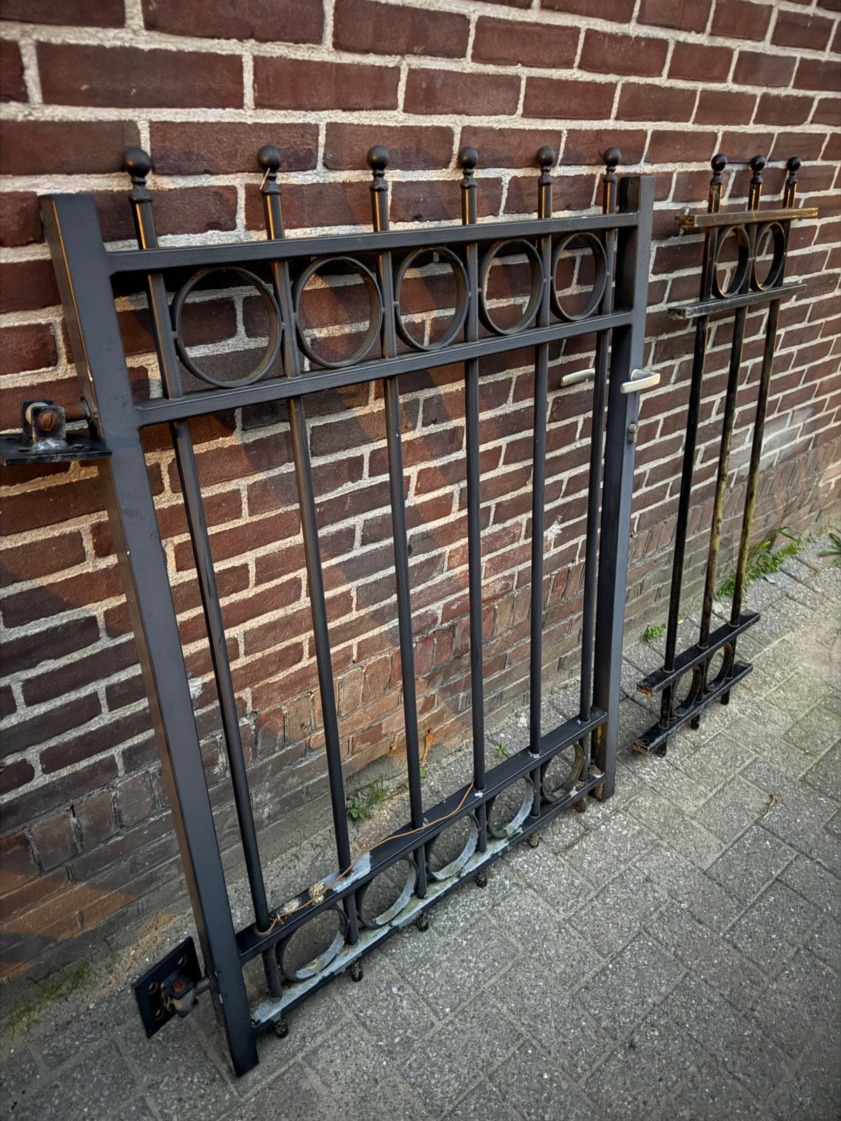 2x loophek, Tuin en Terras, Ophalen, Gebruikt, IJzer