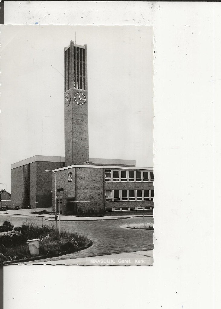 Maasdijk Prinsenlaan Gereformeerde Kerk Koornneef, Verzamelen, Ansichtkaarten | Nederland, Ophalen of Verzenden, Ongelopen, Zuid-Holland