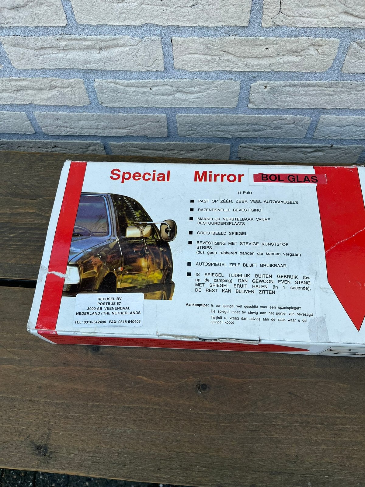 Caravanspiegels special mirror zgan trillingsvrij, Ophalen, Zo goed als nieuw