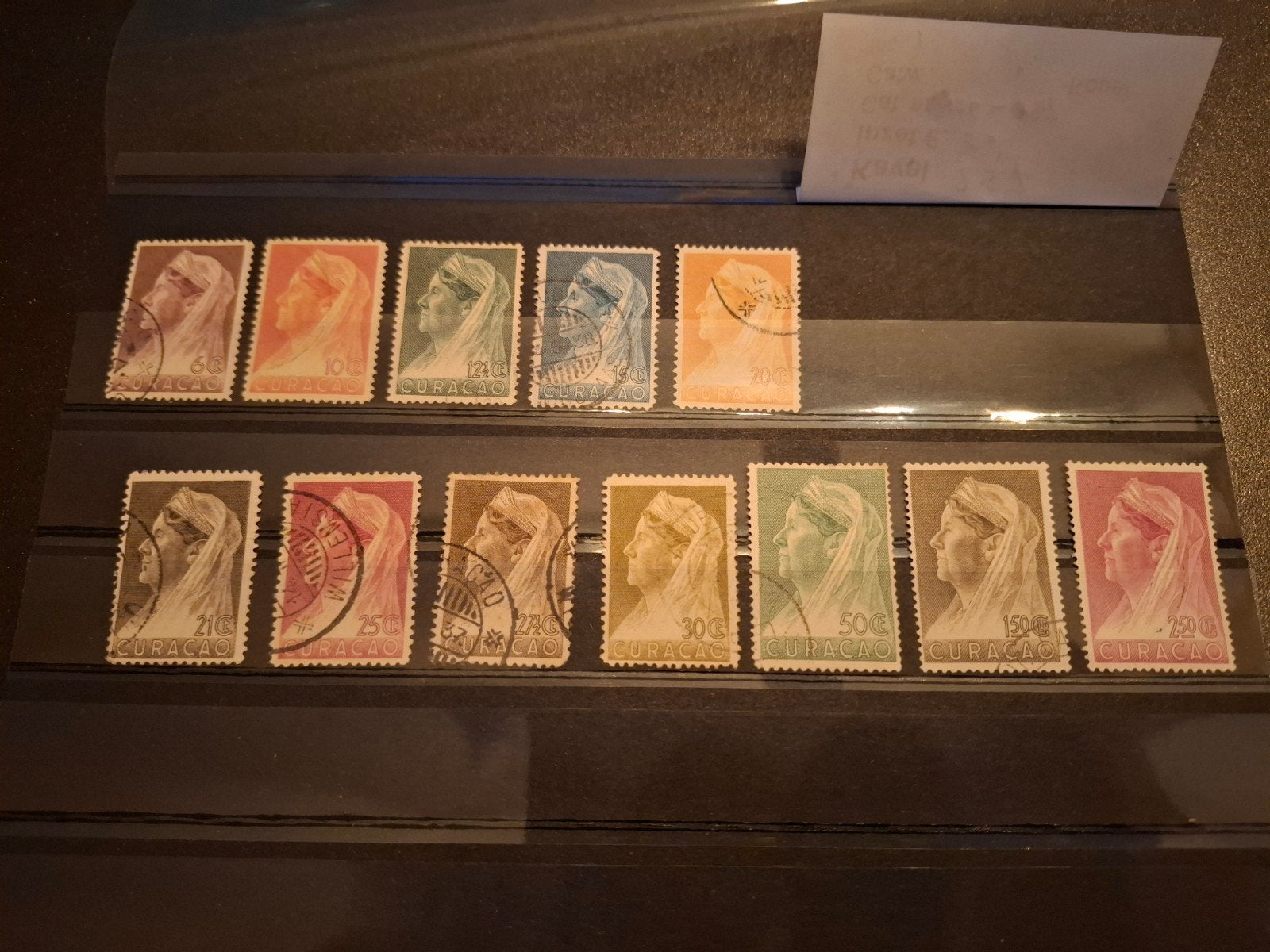 Curacao nr 126-137, Ophalen of Verzenden, Gestempeld