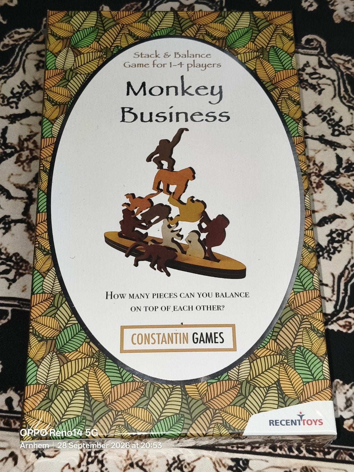 Monkey Business - Balansspel van Constantin Games, Drie of vier spelers, Ophalen, Nieuw, Constantin Games