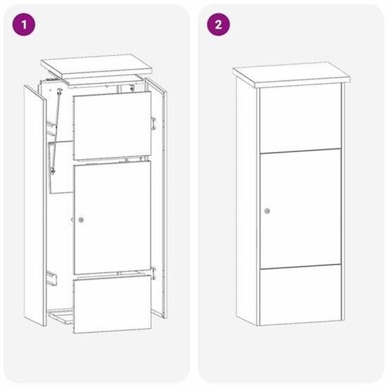 Pakketkluis – Pakketbox – Pakketbrievenbus – Pakketcontainer, Corvance B.V., Verzenden, Nieuw, Corvancebol@gmail.com