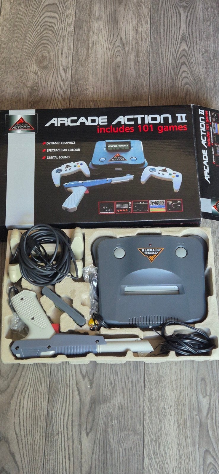 Arcade Action II Retro Gaming Console met 101 Spellen, Spelcomputers en Games, Spelcomputers | Overige, Ophalen of Verzenden, Gebruikt