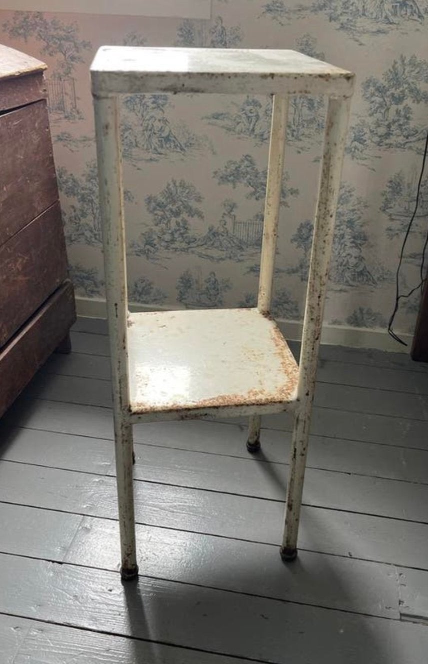 Oude brocante vintage plantentafel, Antiek en Kunst, Ophalen