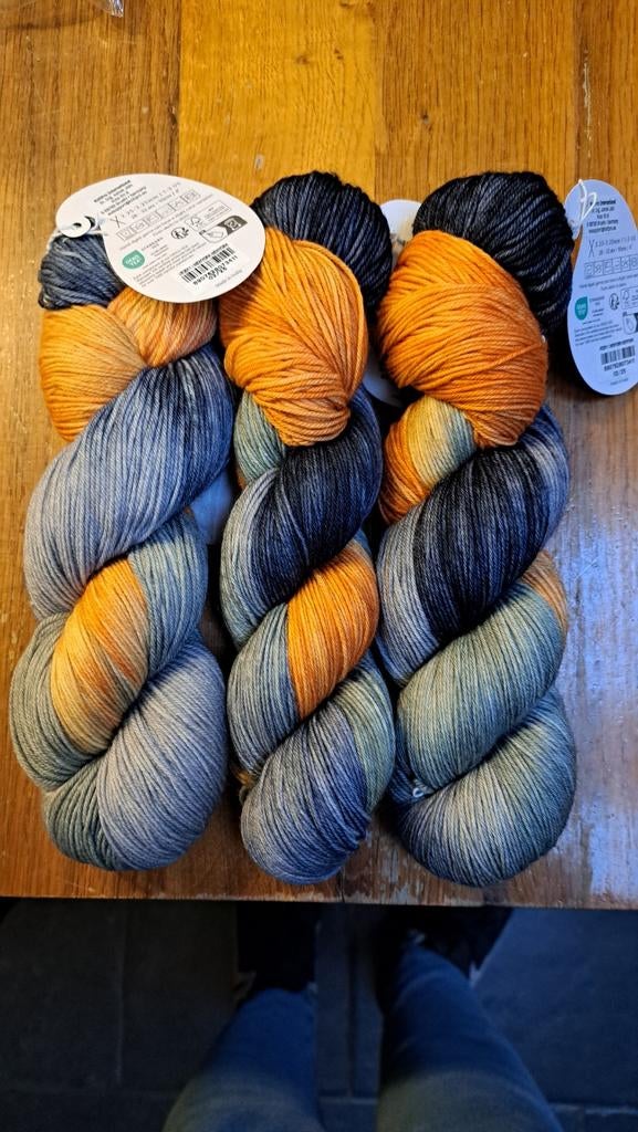 Symfonie Terra Handgeverfd Merino Wol - Fingering Gewicht, Ophalen of Verzenden, E, E, E
