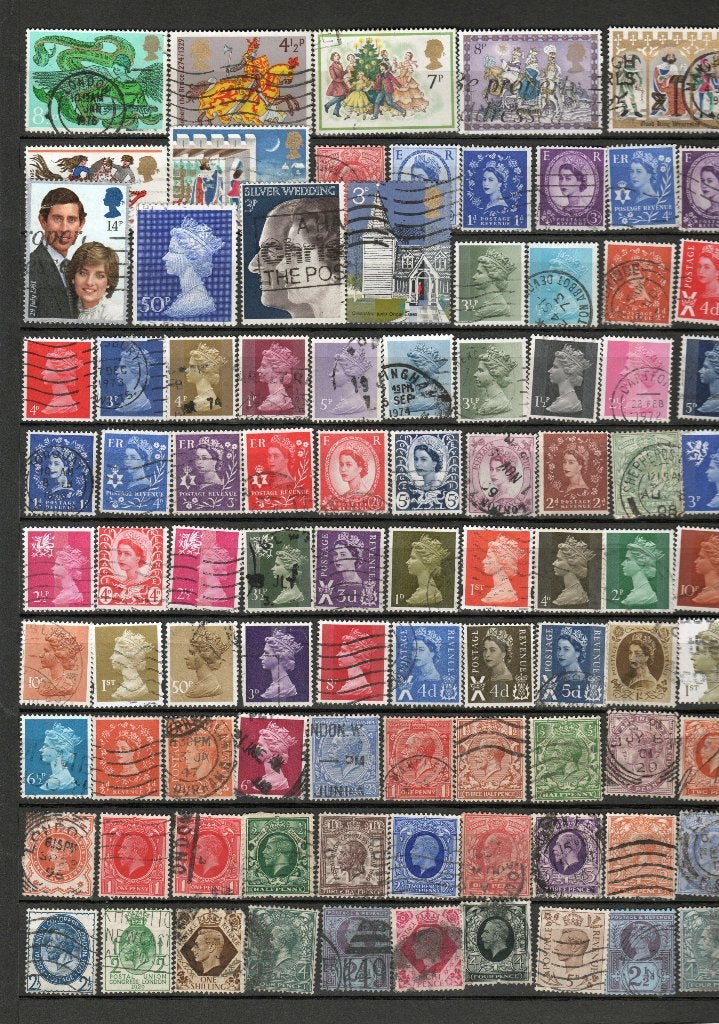 Engeland kavel 487, Verzenden, Gestempeld