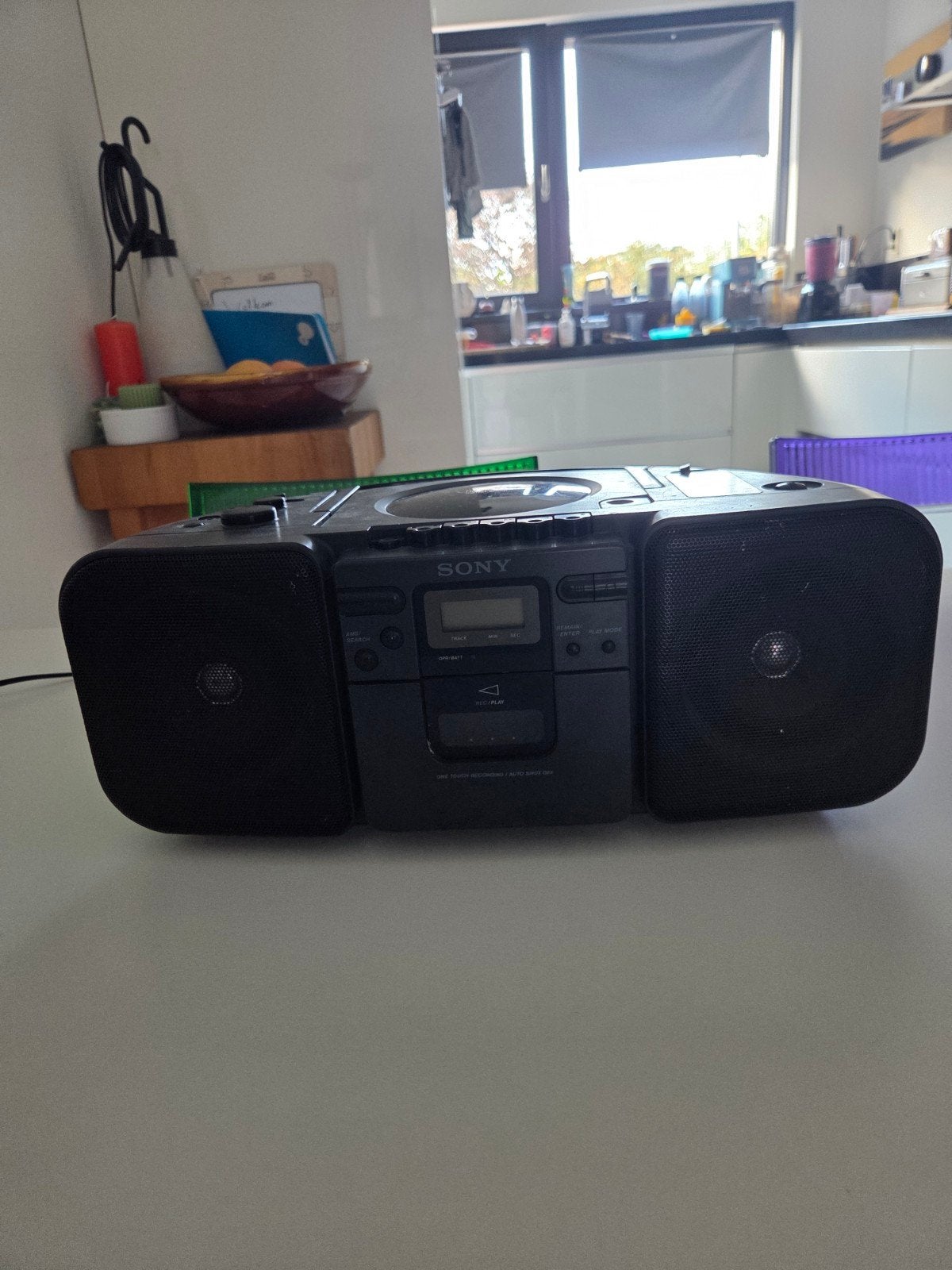 Sony CFD-20L met kabel (Radio werkt, CD/CASSETE Defect, Ophalen, Niet werkend, Radio, Met cd-speler
