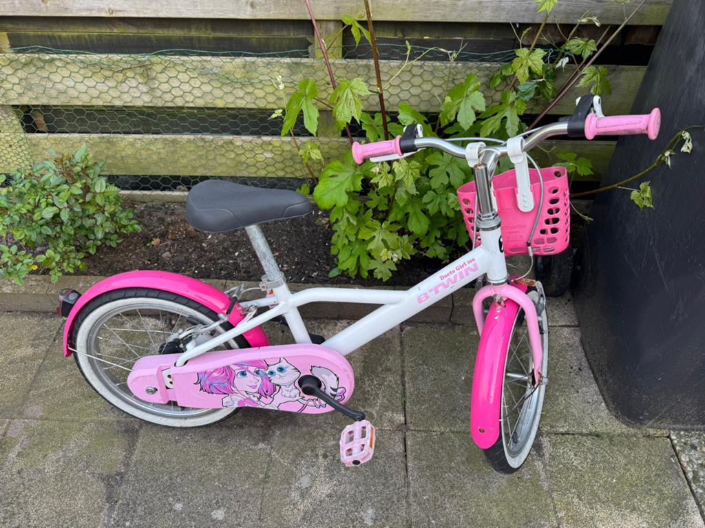 Kinder fiets, Ophalen of Verzenden, Zo goed als nieuw, 16 inch