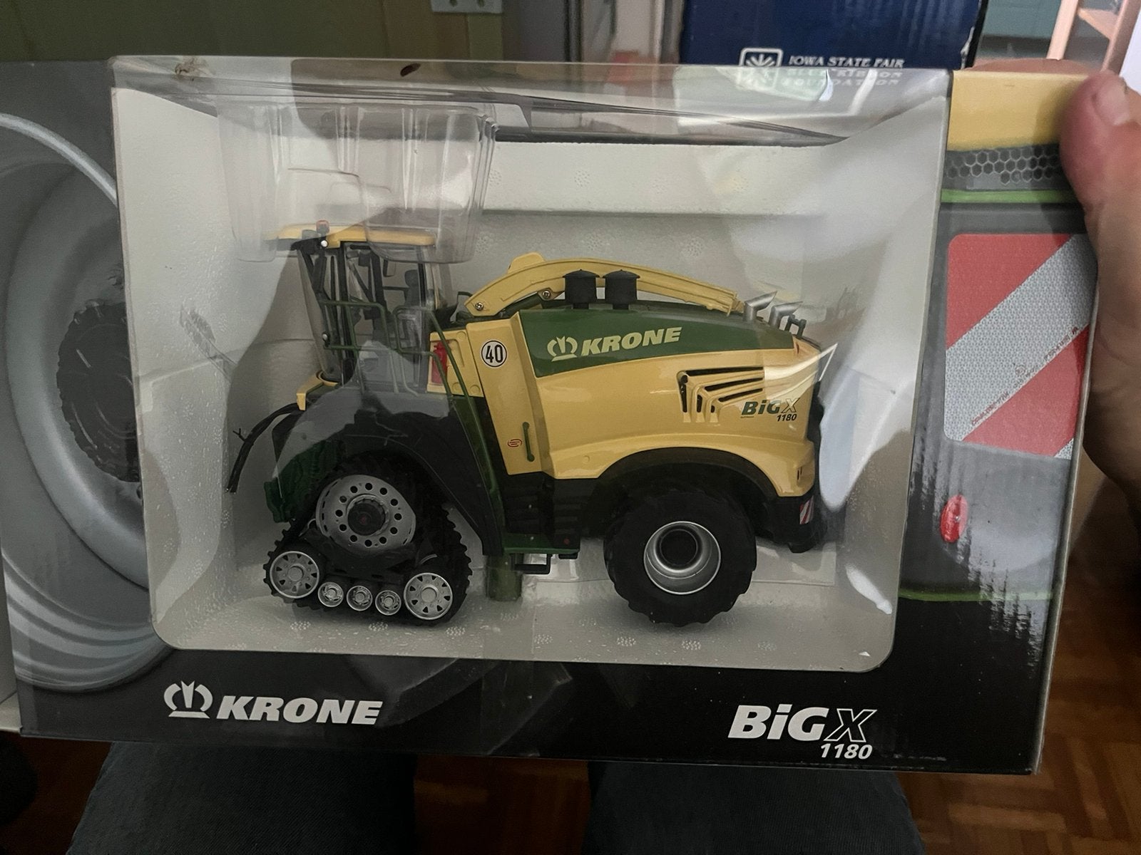Krone bigx1180 1:32 van ros, Hobby en Vrije tijd, Modelauto's | 1:32, Ophalen, Zo goed als nieuw, Tractor of Landbouw, Overige merken