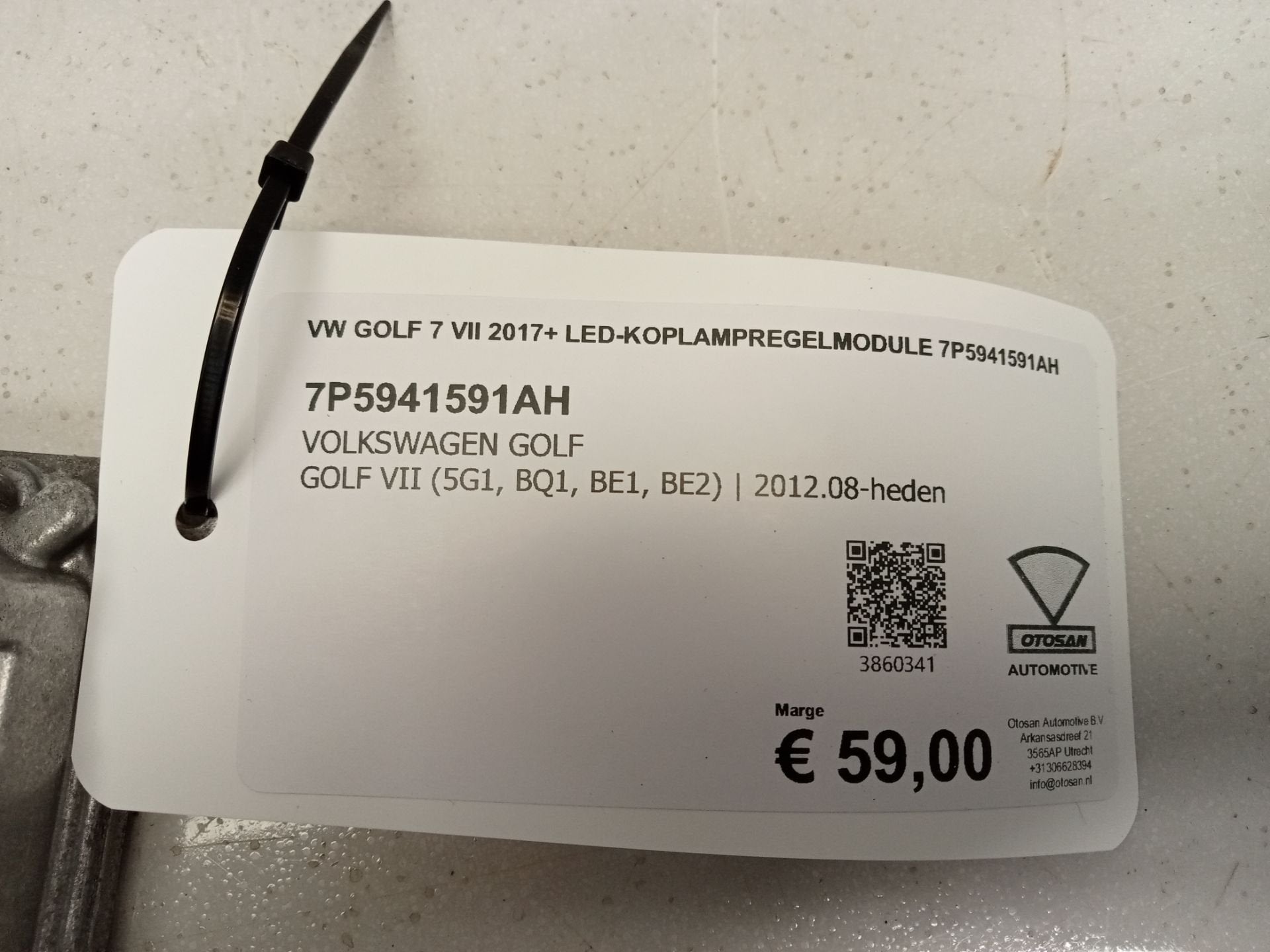VW Golf 7 VII 2017+ LED-Koplampregelmodule 7p5941591ah, Auto-onderdelen, Gebruikt, Volkswagen, Volkswagen AG, Berliner Ring 2
38440  Wolfsburg, DE