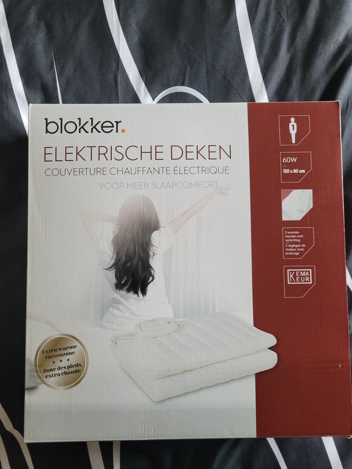 electrische deken, Eenpersoons, Wit, Overige typen, Ophalen of Verzenden