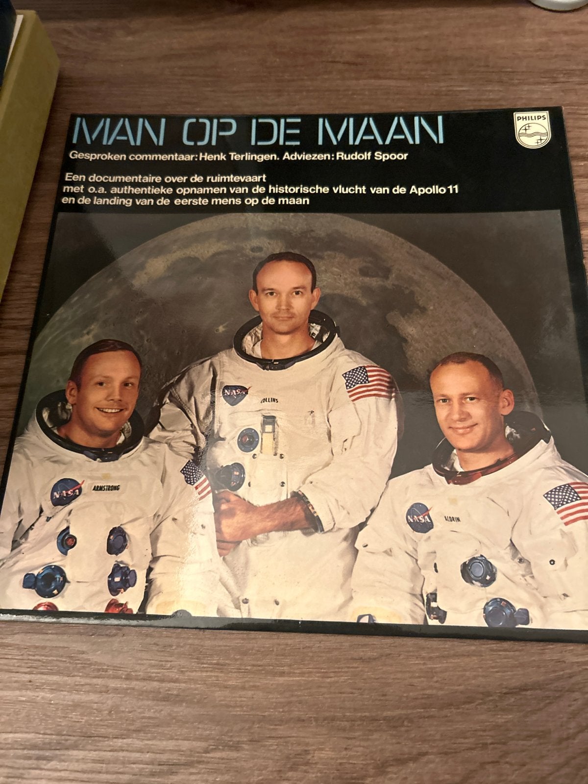 Man op de Maan - Apollo 11 LP (Philips), LP, Gebruikt, Overige genres, Ophalen of Verzenden
