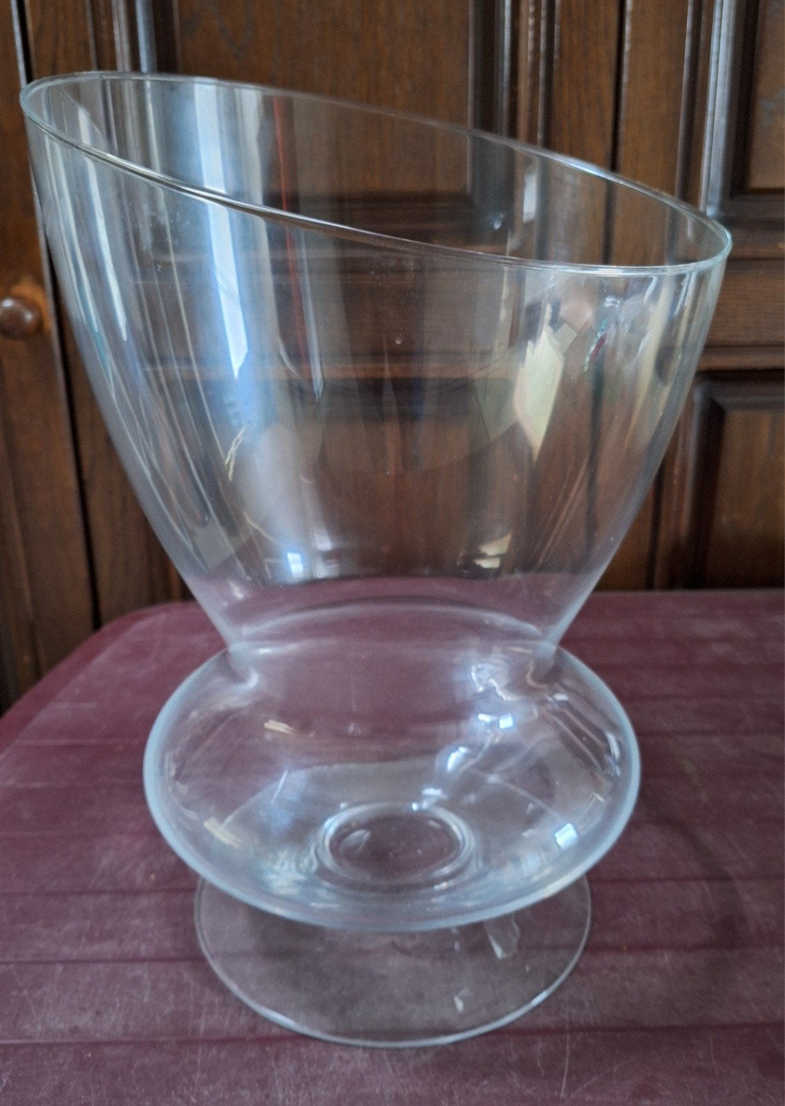 glazen vaas, Ophalen, Op voet, Transparant, Glas
