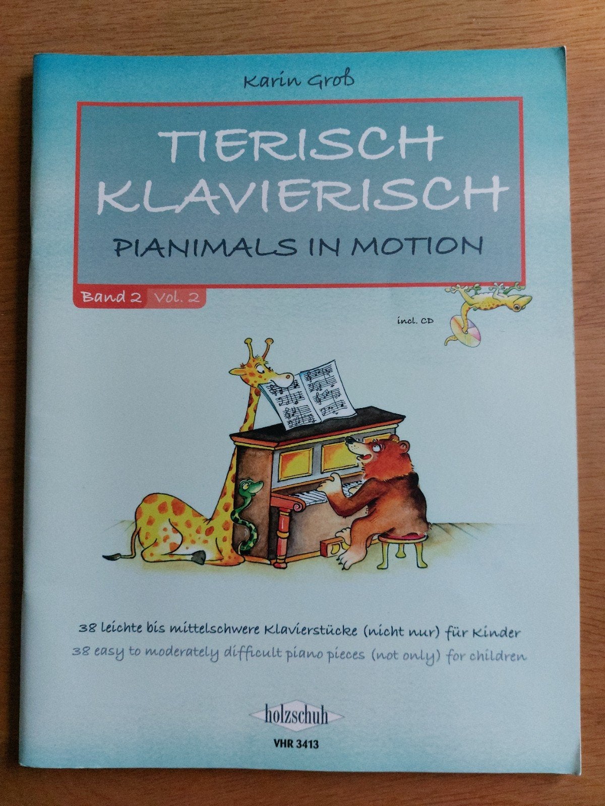 Tierisch Klavierisch Pianimals in Motion Band 2 incl. CD, Ophalen of Verzenden