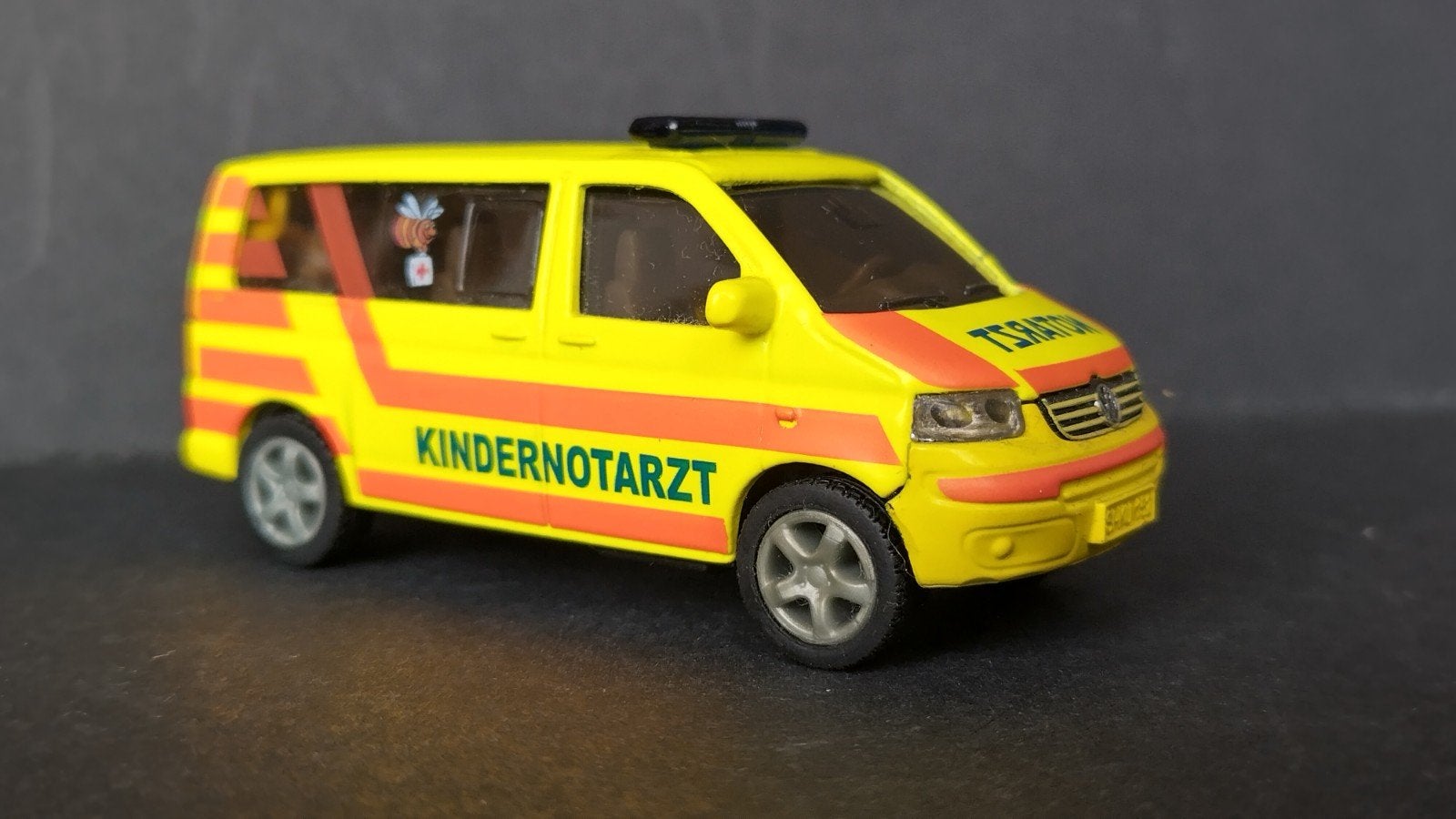 Volkswagen Vw T5 Kindernotarzt 1:55 Siku 1462 Pol, Auto, Ophalen of Verzenden, Zo goed als nieuw, Sieper