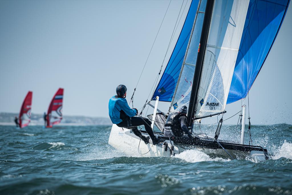 Nacra Infusion Mark II met trailer, 2 sets zeilen en extra’s, Ophalen, Geen motor, Zo goed als nieuw, Nacra