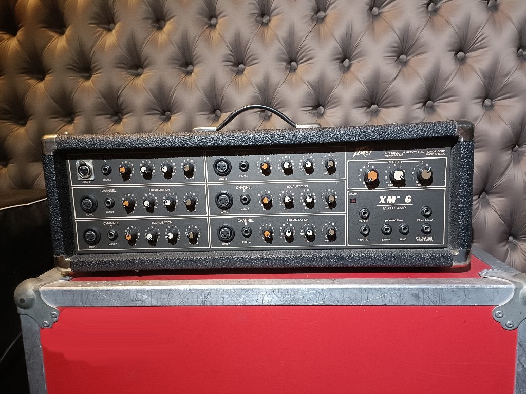 Peavey zangset 6 kanalen incl. speakers, Ophalen, Gebruikt, 5 tot 10 kanalen, Microfooningang