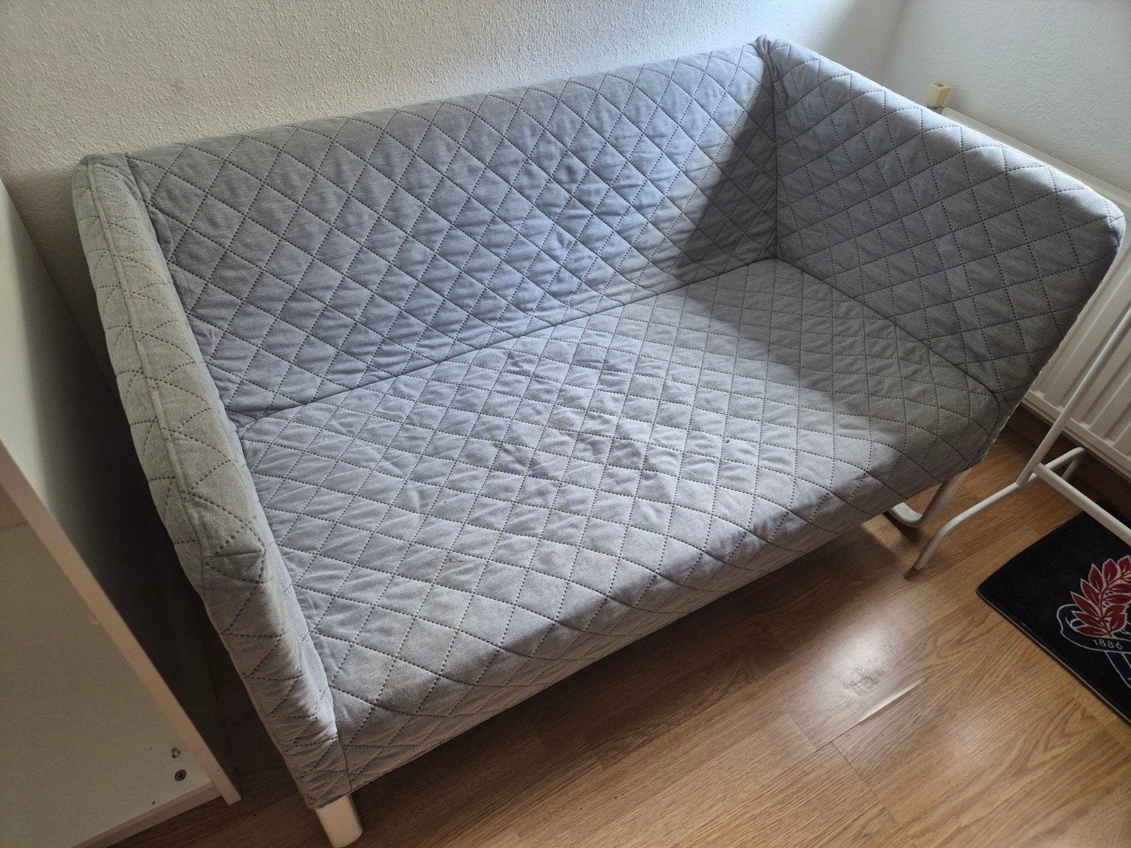 2 zits bankje, IKEA KNOPPARP, Huis en Inrichting, Ophalen, Minder dan 75 cm, Tweepersoons, Zo goed als nieuw