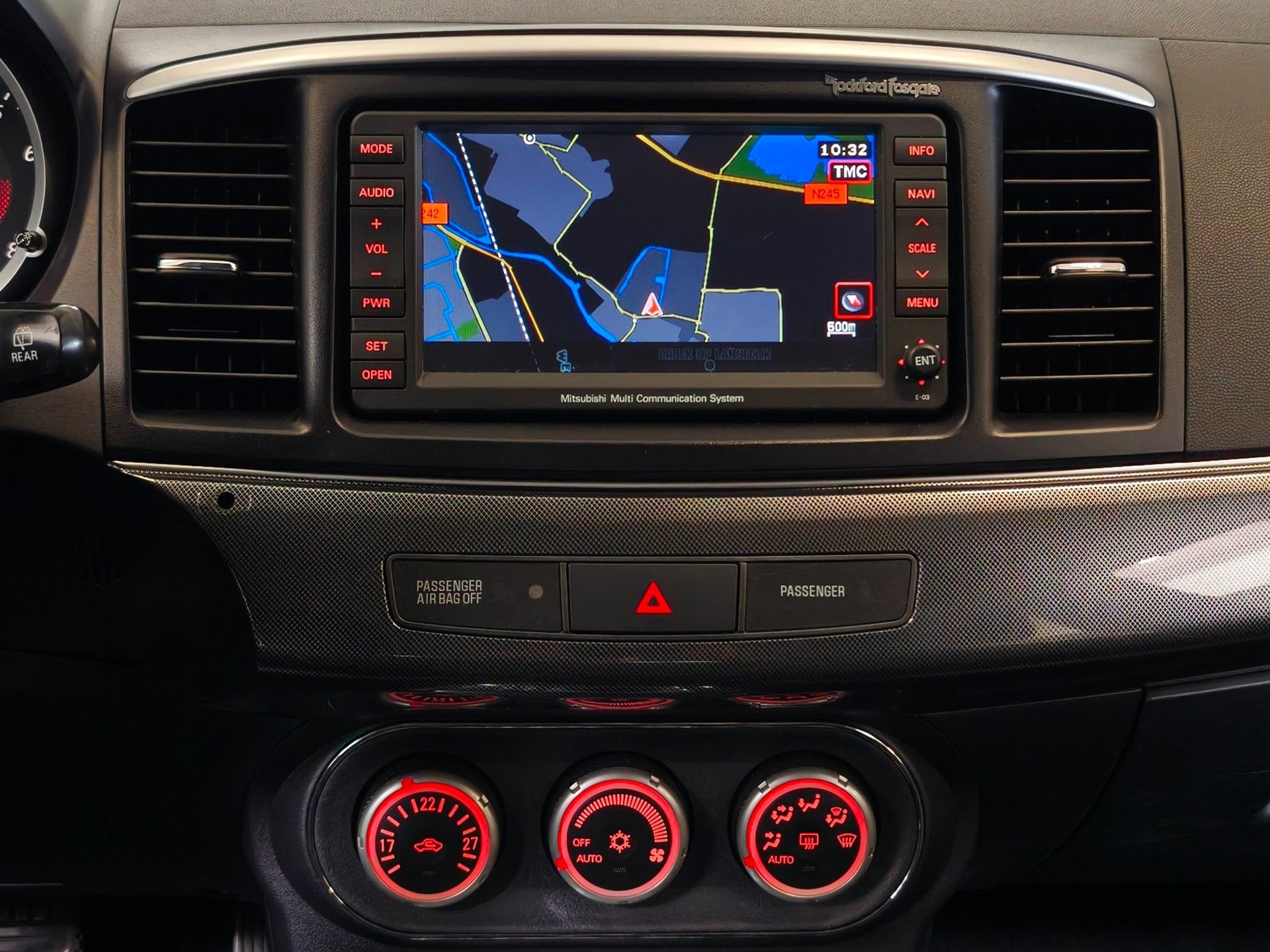 Mitsubishi Lancer Sportback 1.8 Instyle Automaat 100% onderh, Gebruikt, Zwart, Blauw, Leder