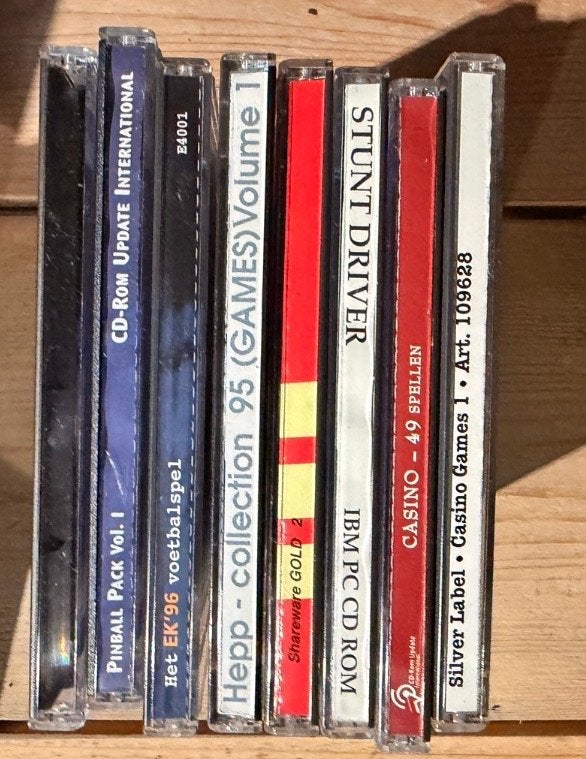 Zeldzame collectie vintage pc-games op CD-ROM, Spelcomputers en Games, Verzenden, Overige genres, 1 speler, Zo goed als nieuw
